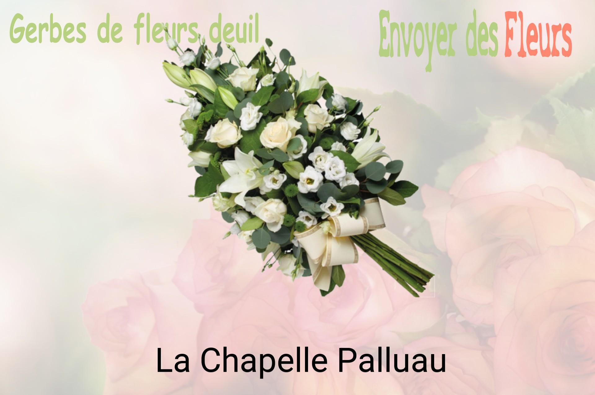 Gerbe de fleurs de deuil livrée à La Chapelle-Palluau